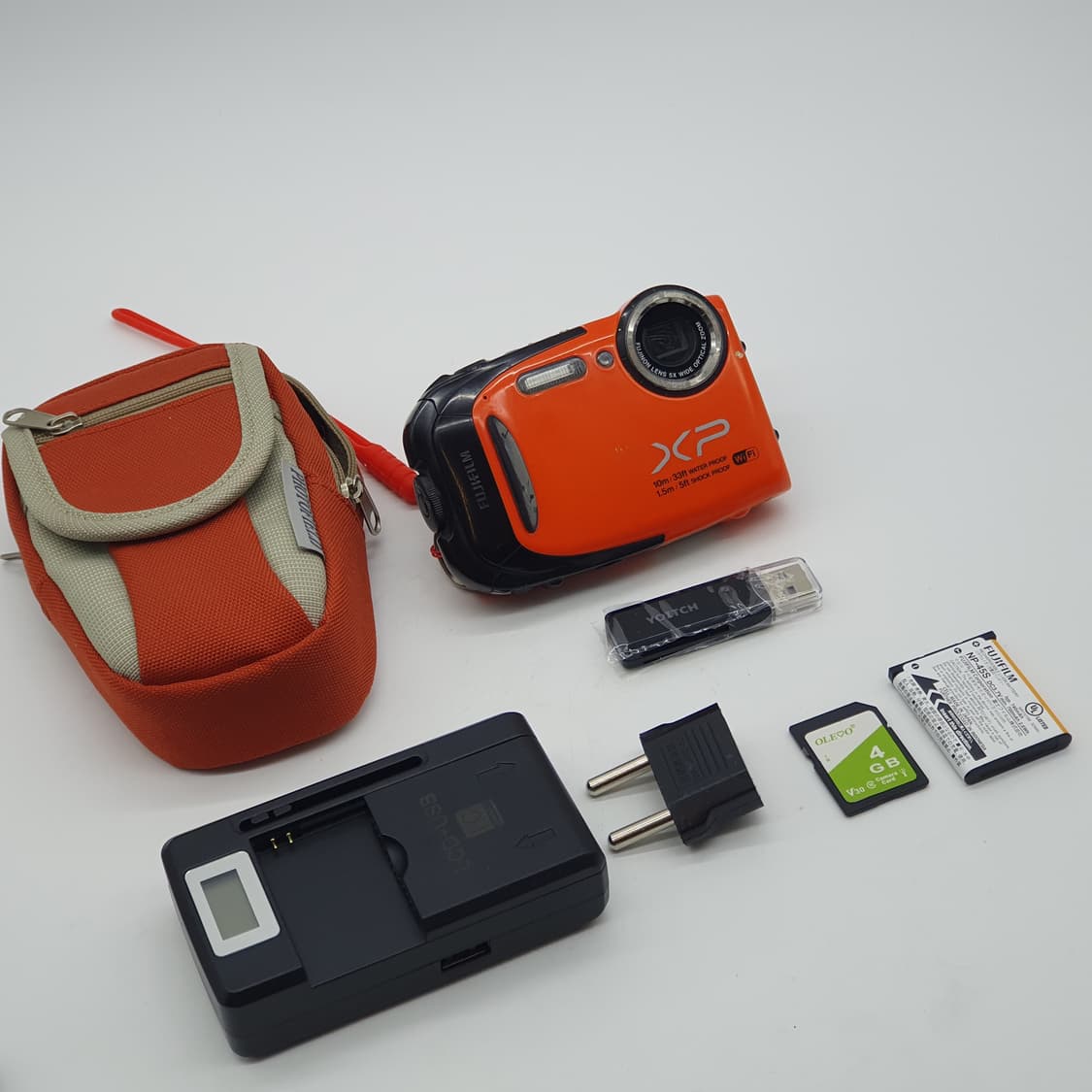 후지필름 후지 XP70  케이스 선셋 오렌지  빈티지 디카 디지털카메라 상품이미지10