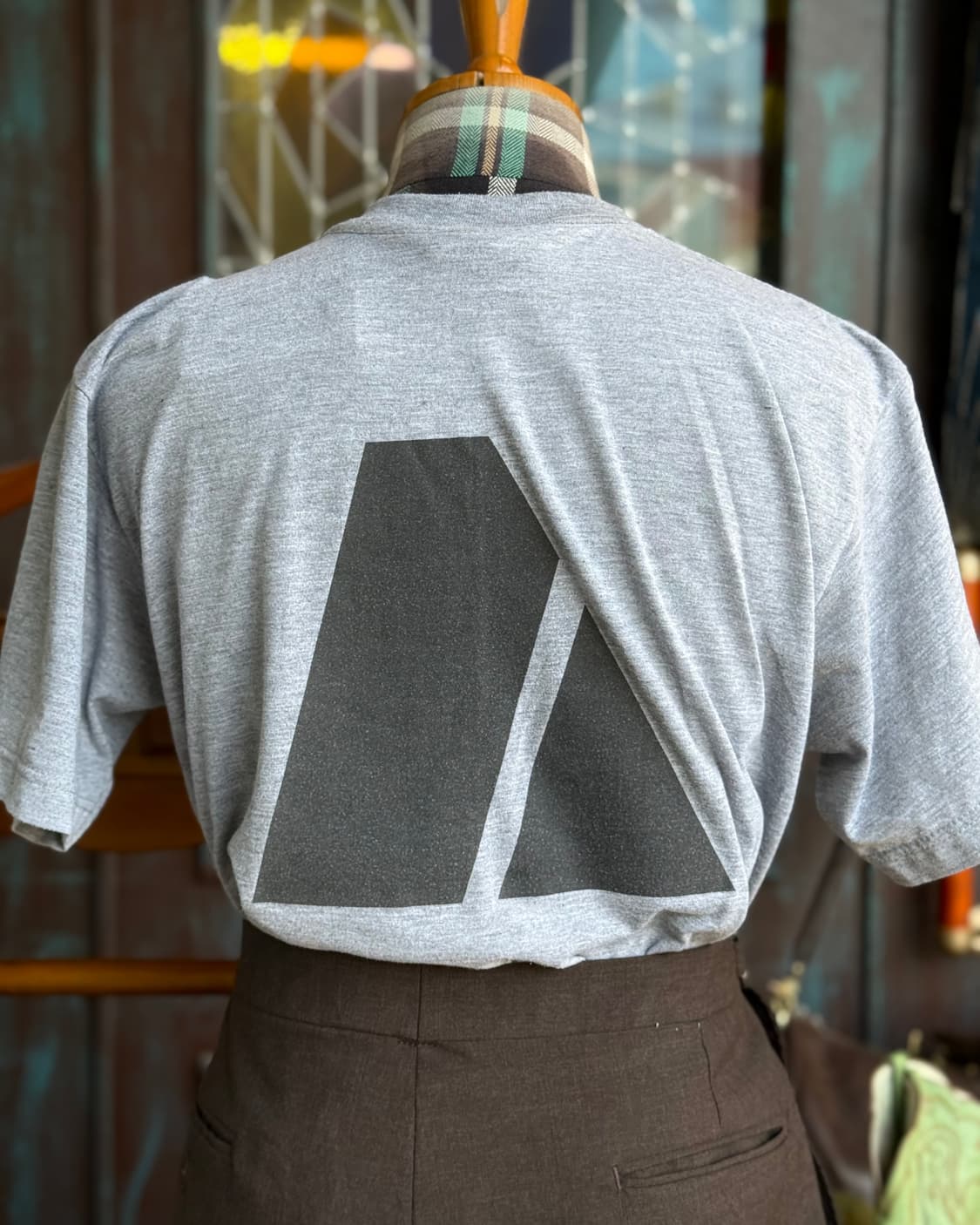 00‘s U.S Army 박쥐 패턴 스텐실 IPFU 티셔츠 M 상품이미지10