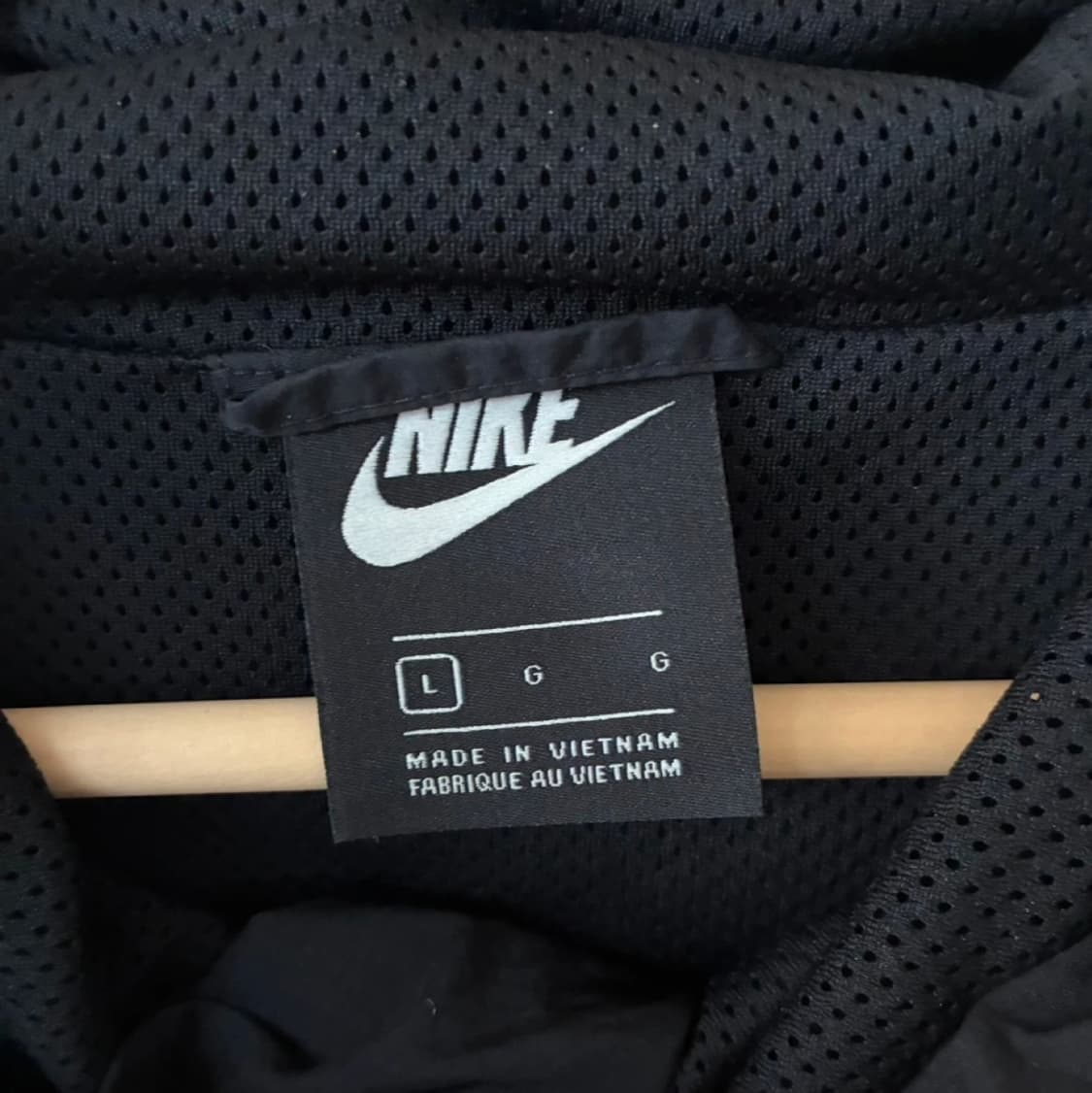 나이키 바람막이 L 검정색 상품이미지2