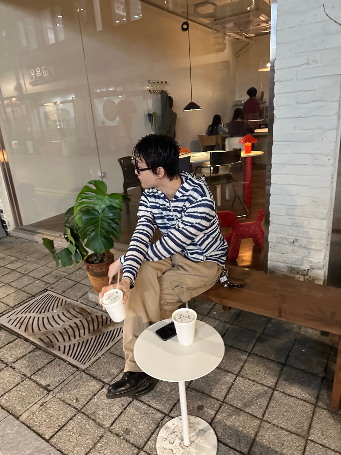 Beams Border Mesh Zip Hoodie 상품이미지2