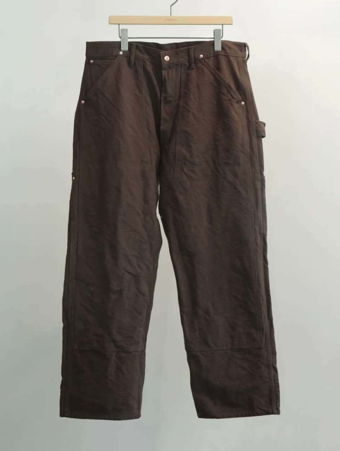 [1] 코모리 26ss 코튼 덕페인터 팬츠 브라운 상품이미지1