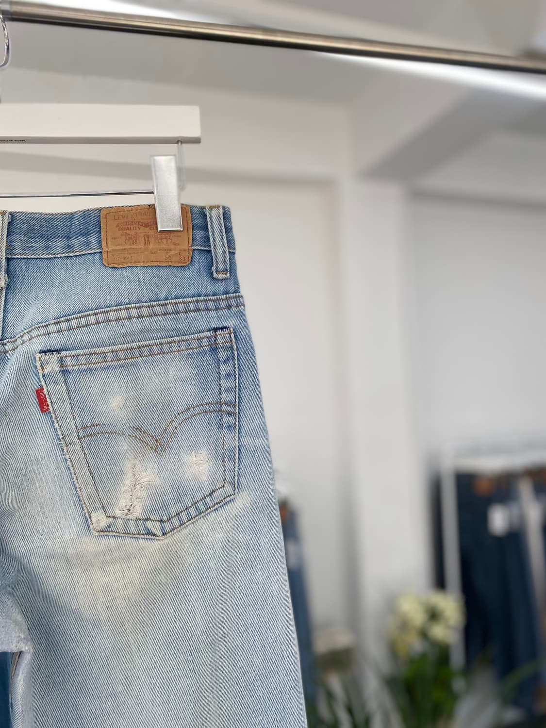 Levis717 80s USA 블랙바텍 29사이즈 a5008 상품이미지6