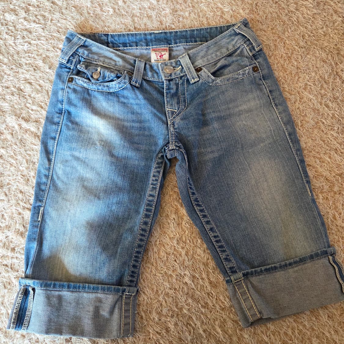 트루릴리젼 여성 롤업 데님 팬츠 상품이미지1