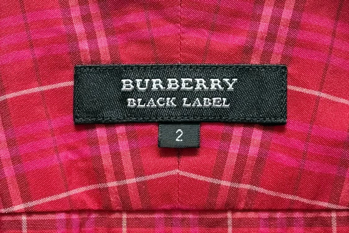 Burberry 버버리 블랙 라벨 레드 체크 셔츠 상품이미지4