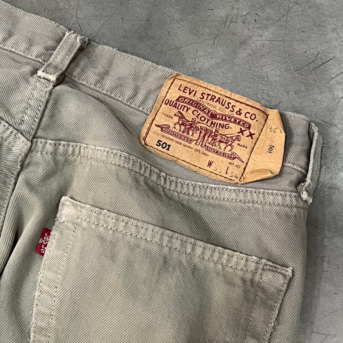  USA 리바이스 501 데님 팬츠 y14665 상품이미지7