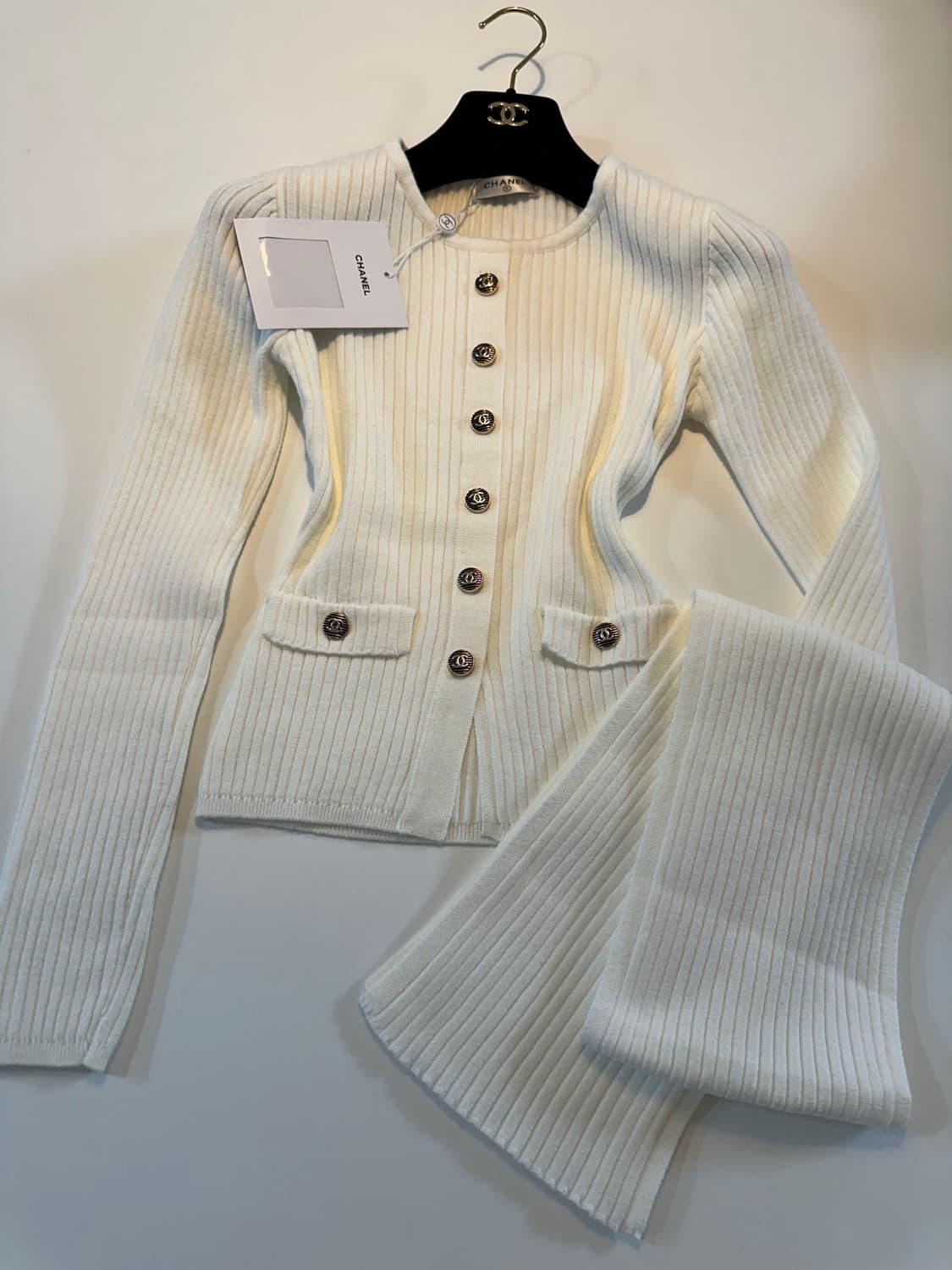 (새상품)샤넬티 머플러세트 상품이미지1