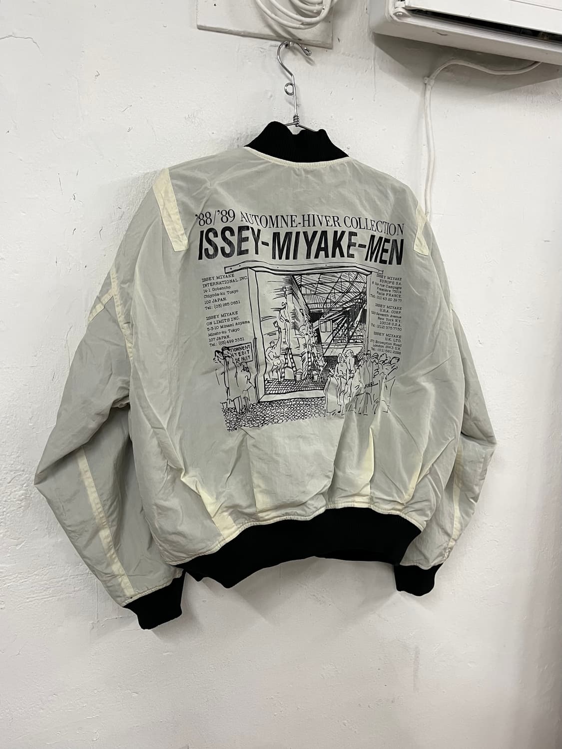 이세이미야케 1988 AW 스태프 리버시블 봄버 자켓 상품이미지5