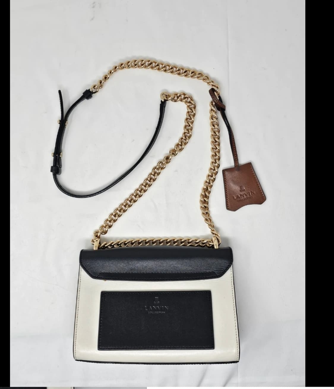랑방 LANVIN 숄더백 블랙&화이트 상품이미지2