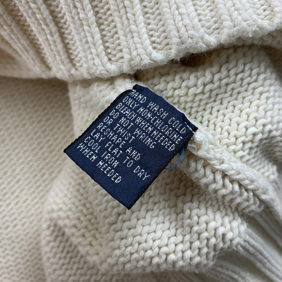 폴로 랄프로렌 포니로고 아이보리 니트  상품이미지7