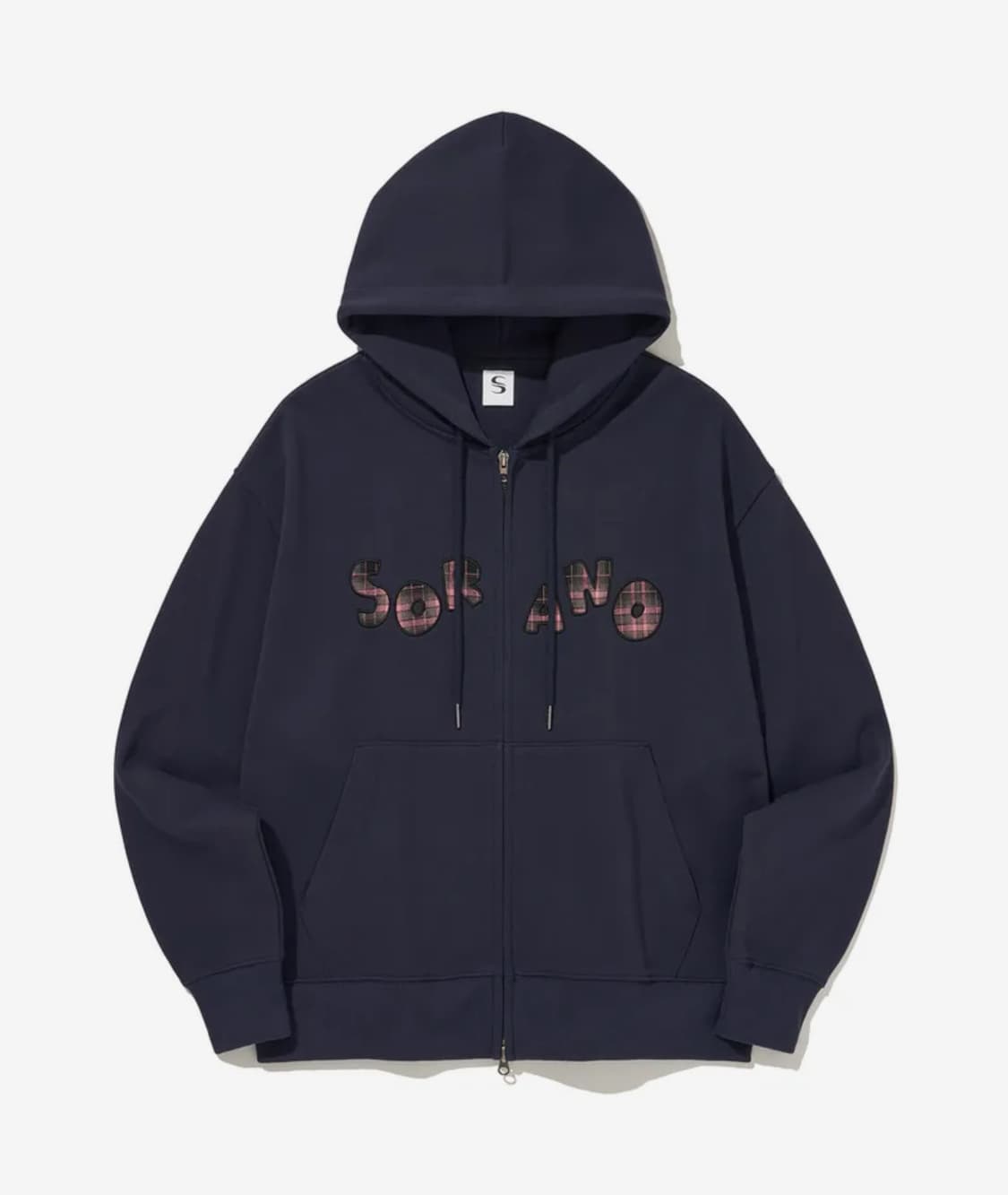 SORANO Checkpatch HOODIE ZIP-UP 상품이미지1