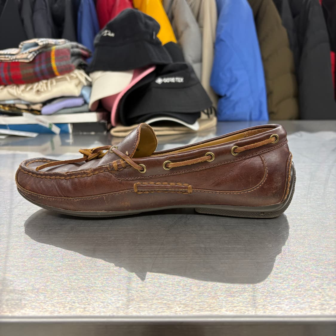 폴로 브라운 보트 슈즈 로퍼 270 상품이미지2
