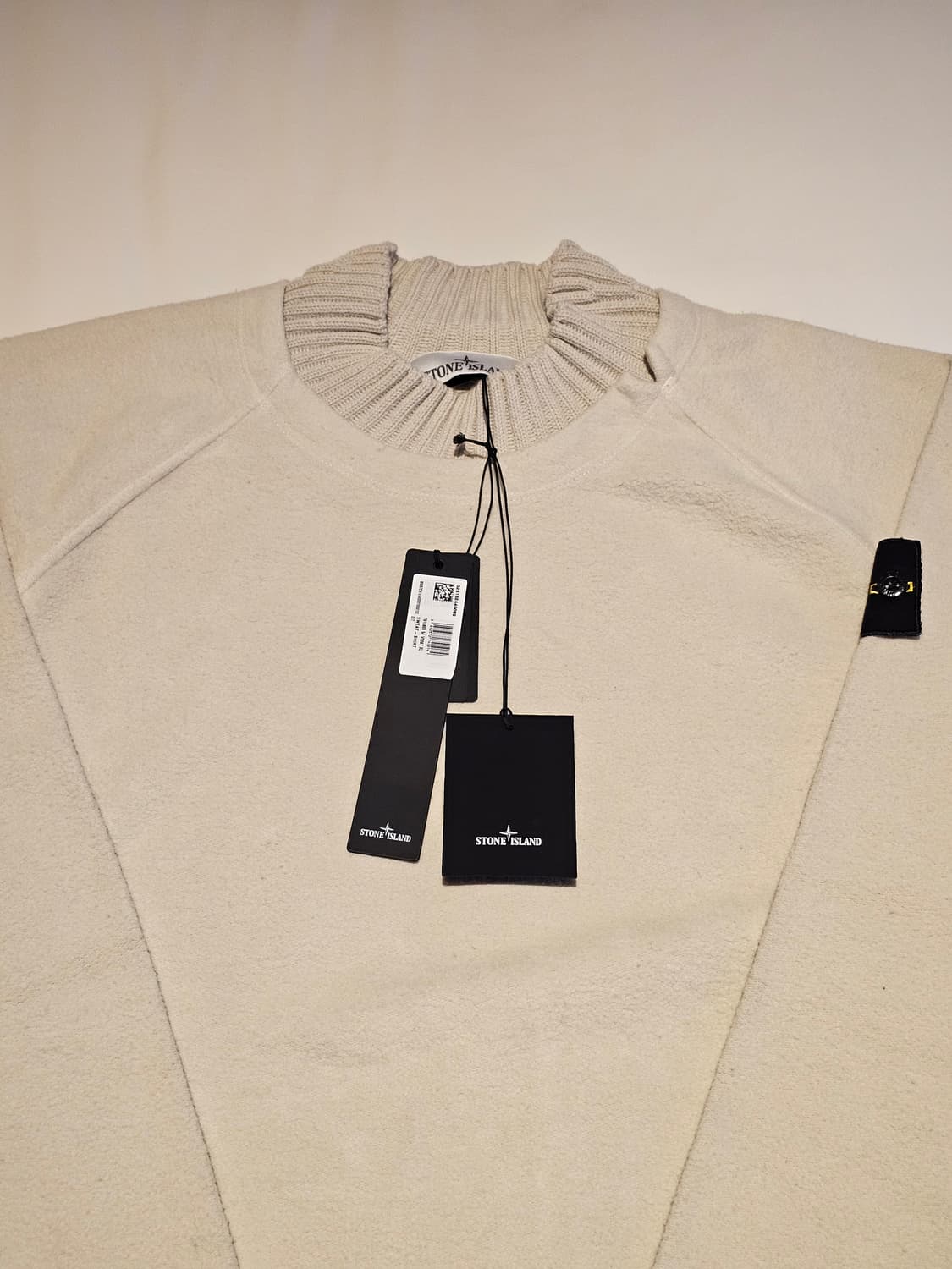 스톤아일랜드 플리스 모크 터틀넥 스웨트셔츠 (새 상품) 상품이미지3