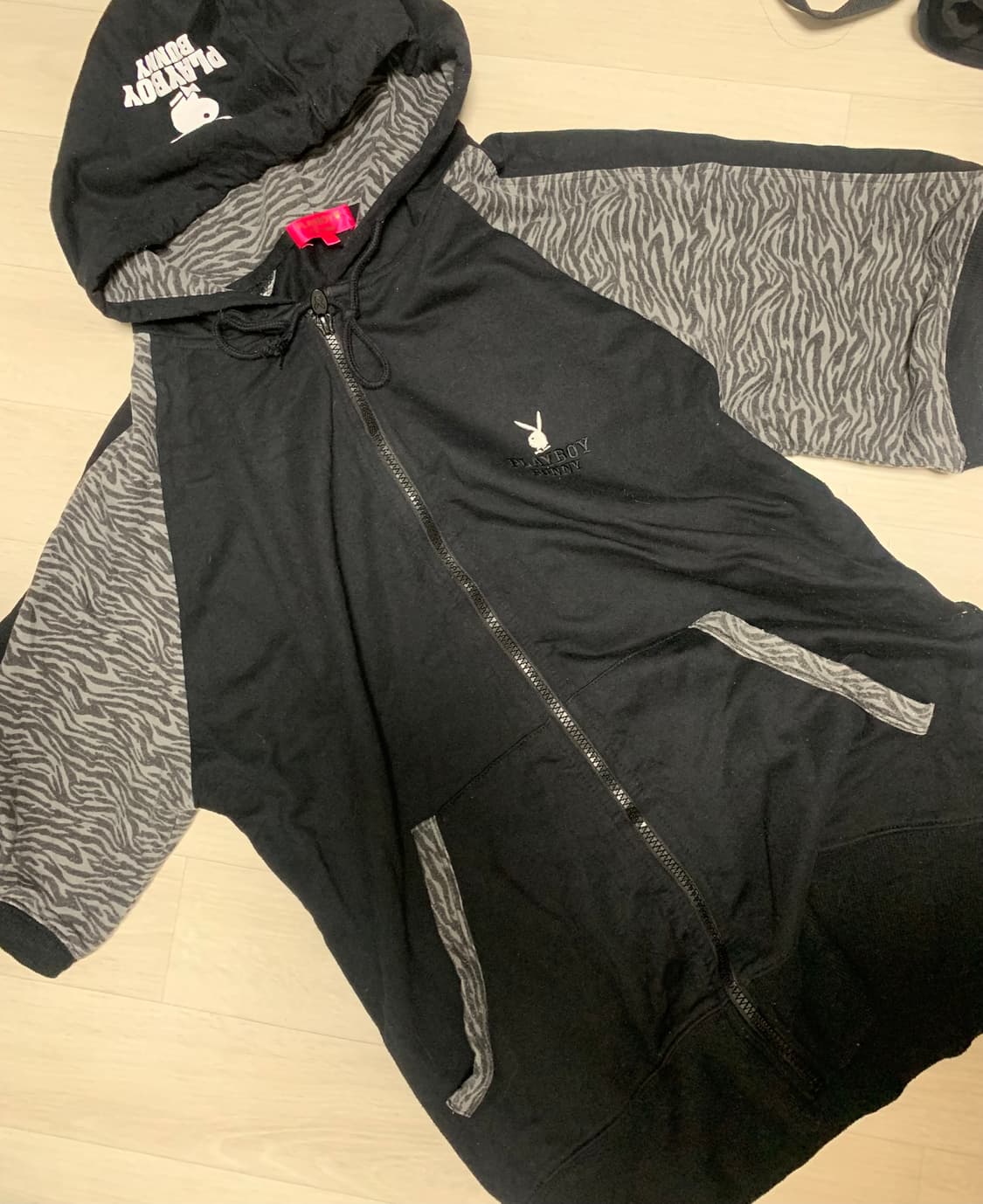 플레이보이 버니 반팔 후드집업 빈티지 상품이미지1