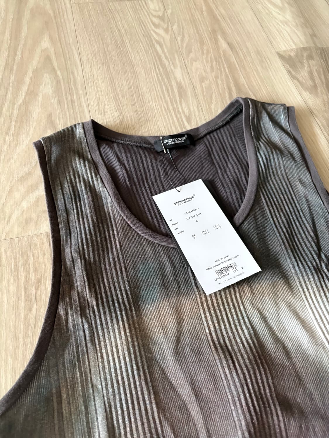 언더커버 25ss 보시시오 나시  상품이미지3