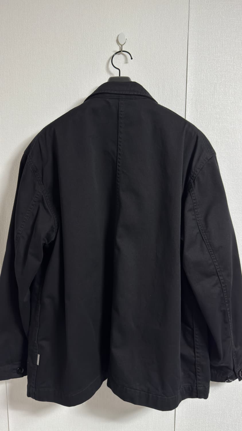 에스피오나지 Cotton Notched Jacket Black 상품이미지4