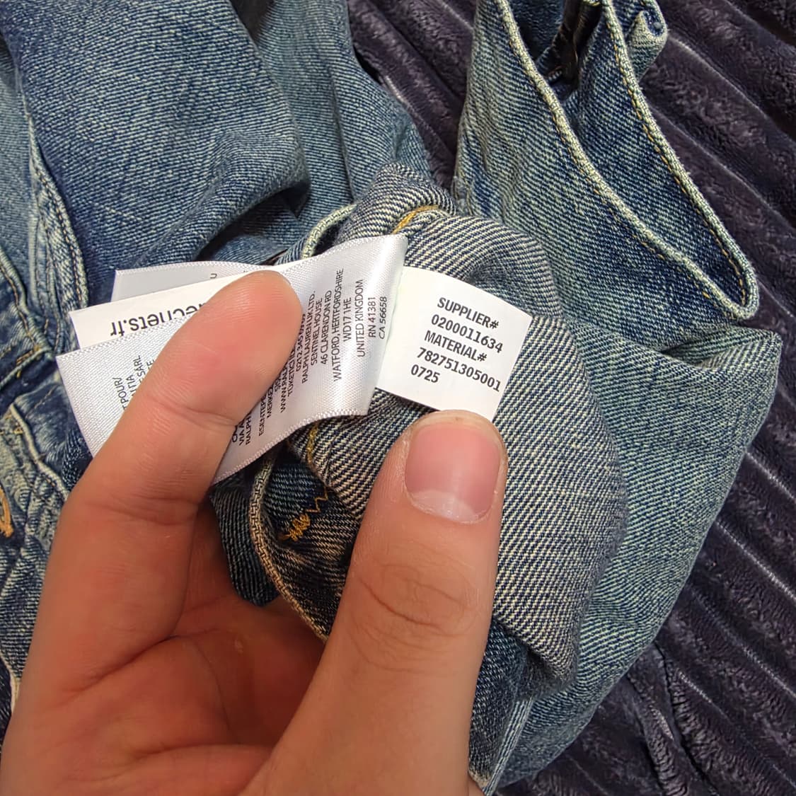 더블알엘 lot271 데님자켓 L 상품이미지6