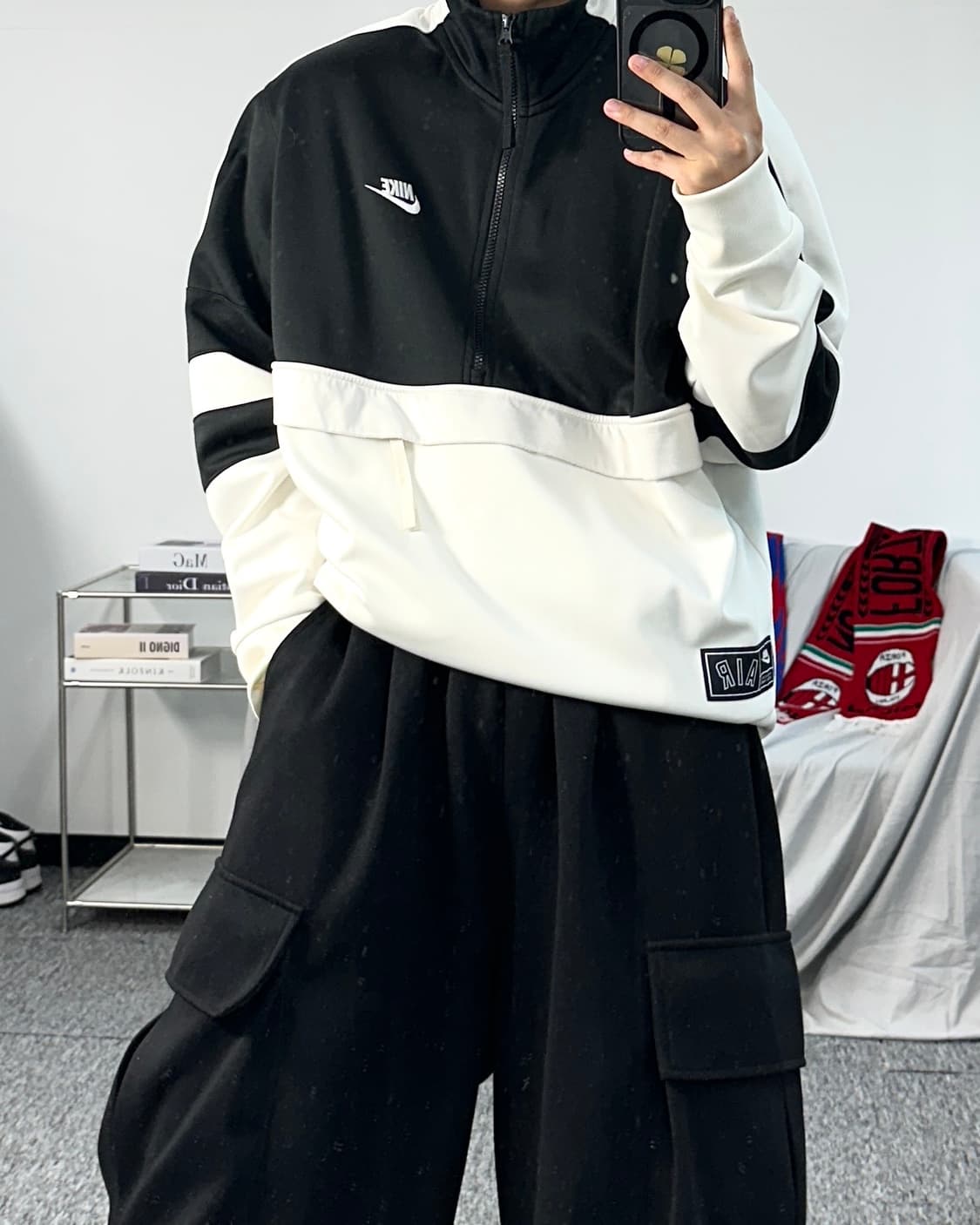 나이키 에어 범고래 트랙탑 아노락 L 상품이미지3