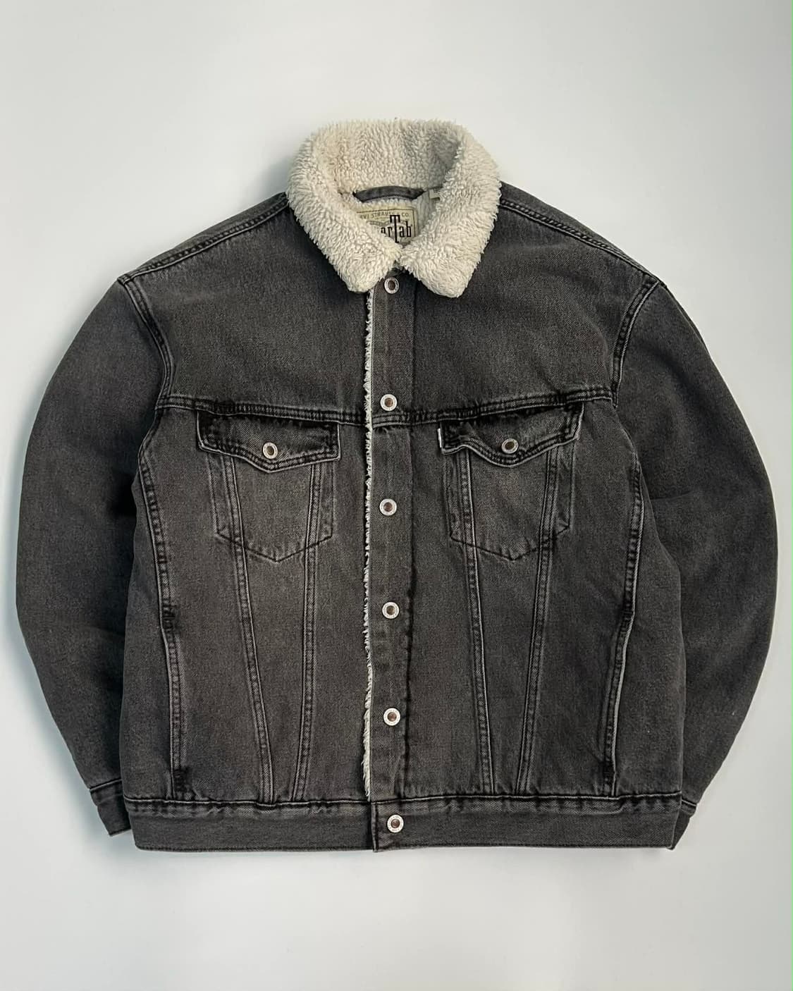 [S] 리바이스 실버탭 리이슈 복각 쉐르파 데님 트러커 자켓 상품이미지1