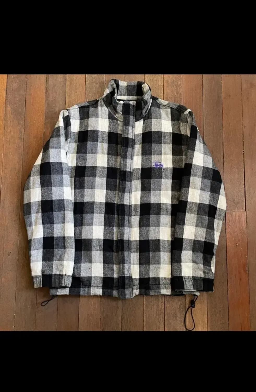 스투시 90s~00s 아카이브 울 체크 자켓 상품이미지2