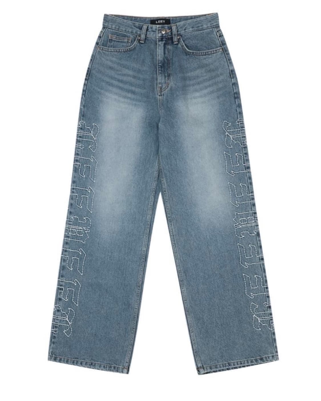 leey yeel 로고 자수 팬츠 2사이즈 상품이미지1