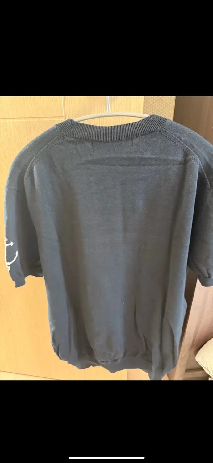 건지 울른스 반팔 니트 네이비 상품이미지2