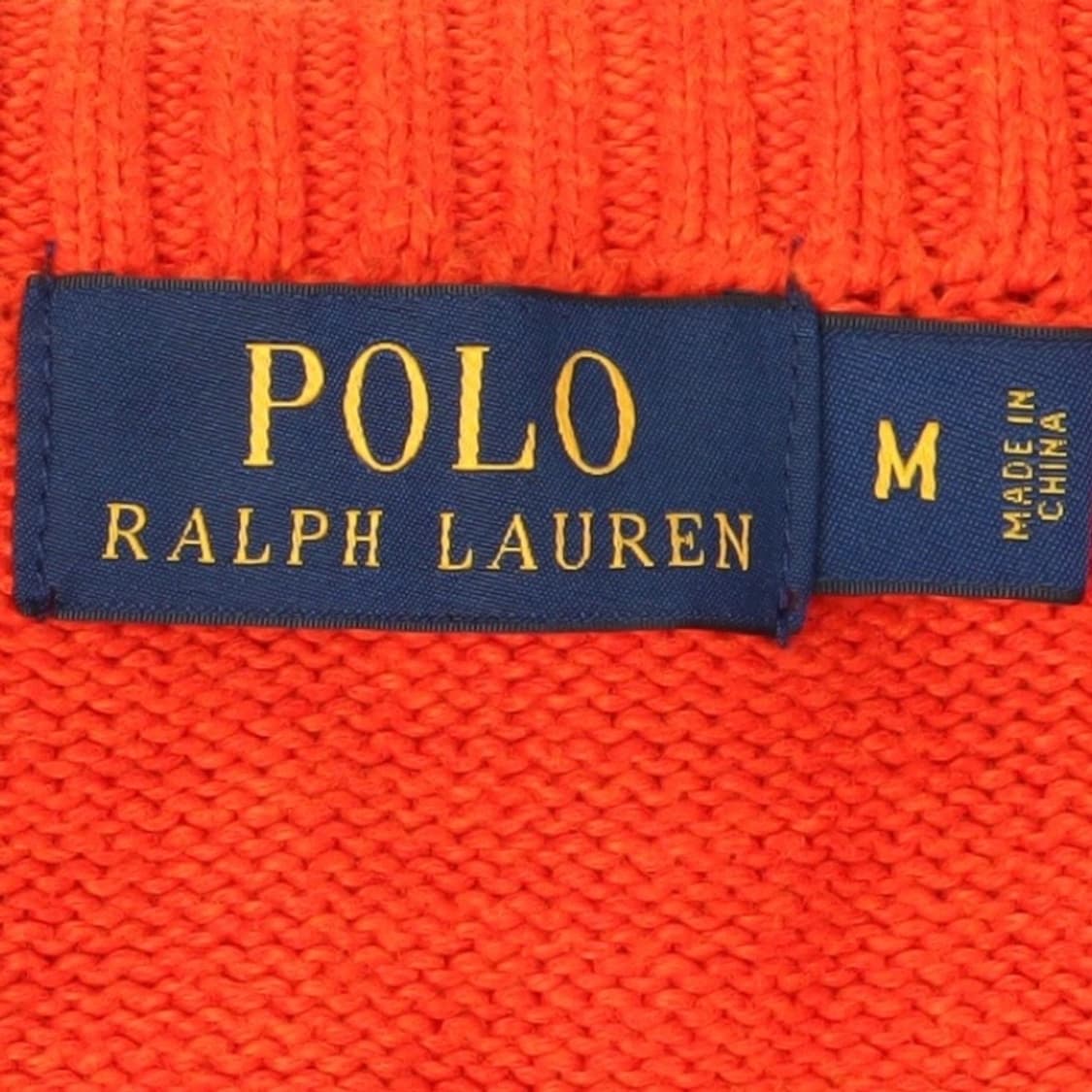 폴로 랄프로렌 오렌지 하프집업 니트 상품이미지8
