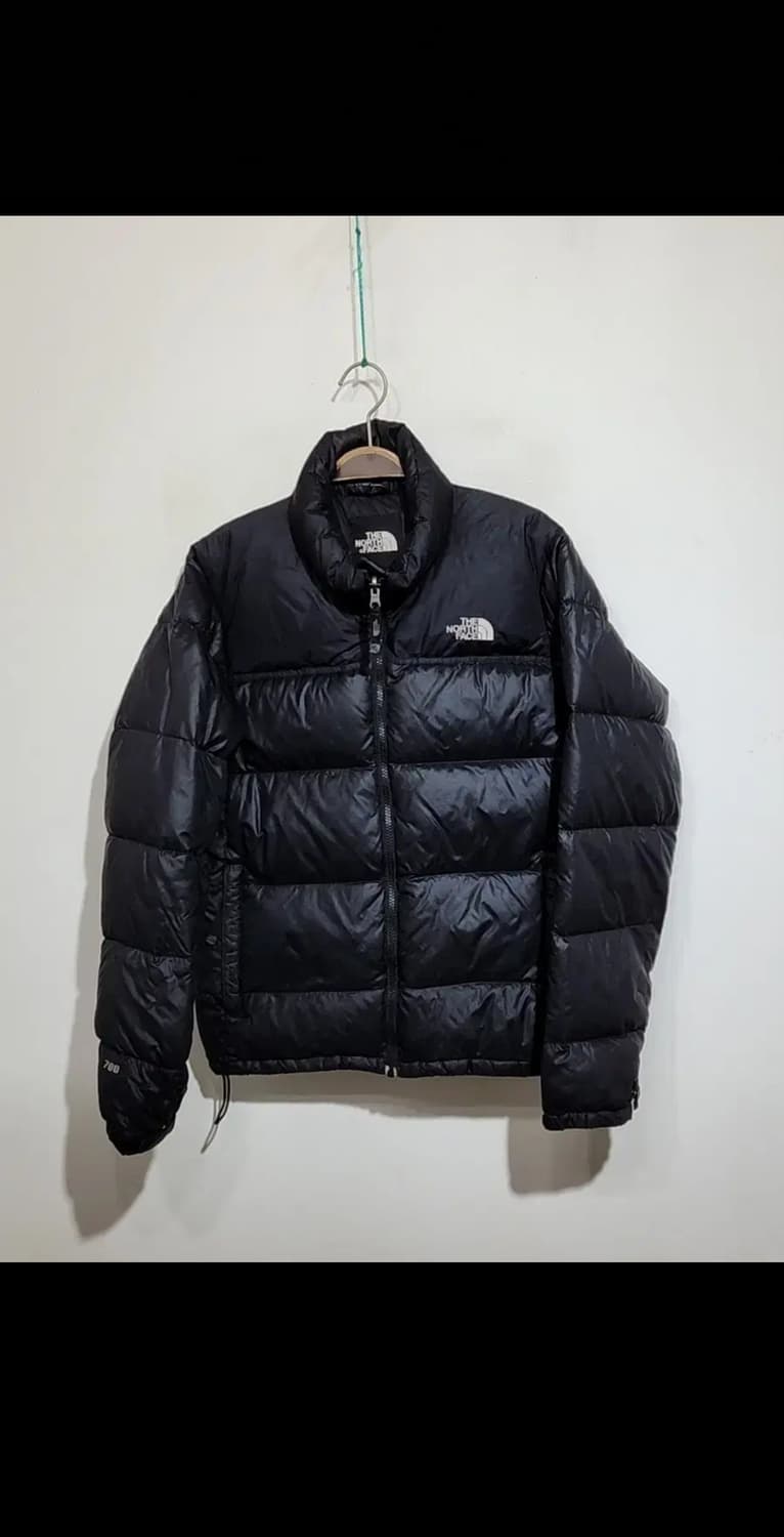 (L) 노스페이스 구스다운 눕시패딩 점퍼 블랙 거위털 700 자켓  상품이미지1