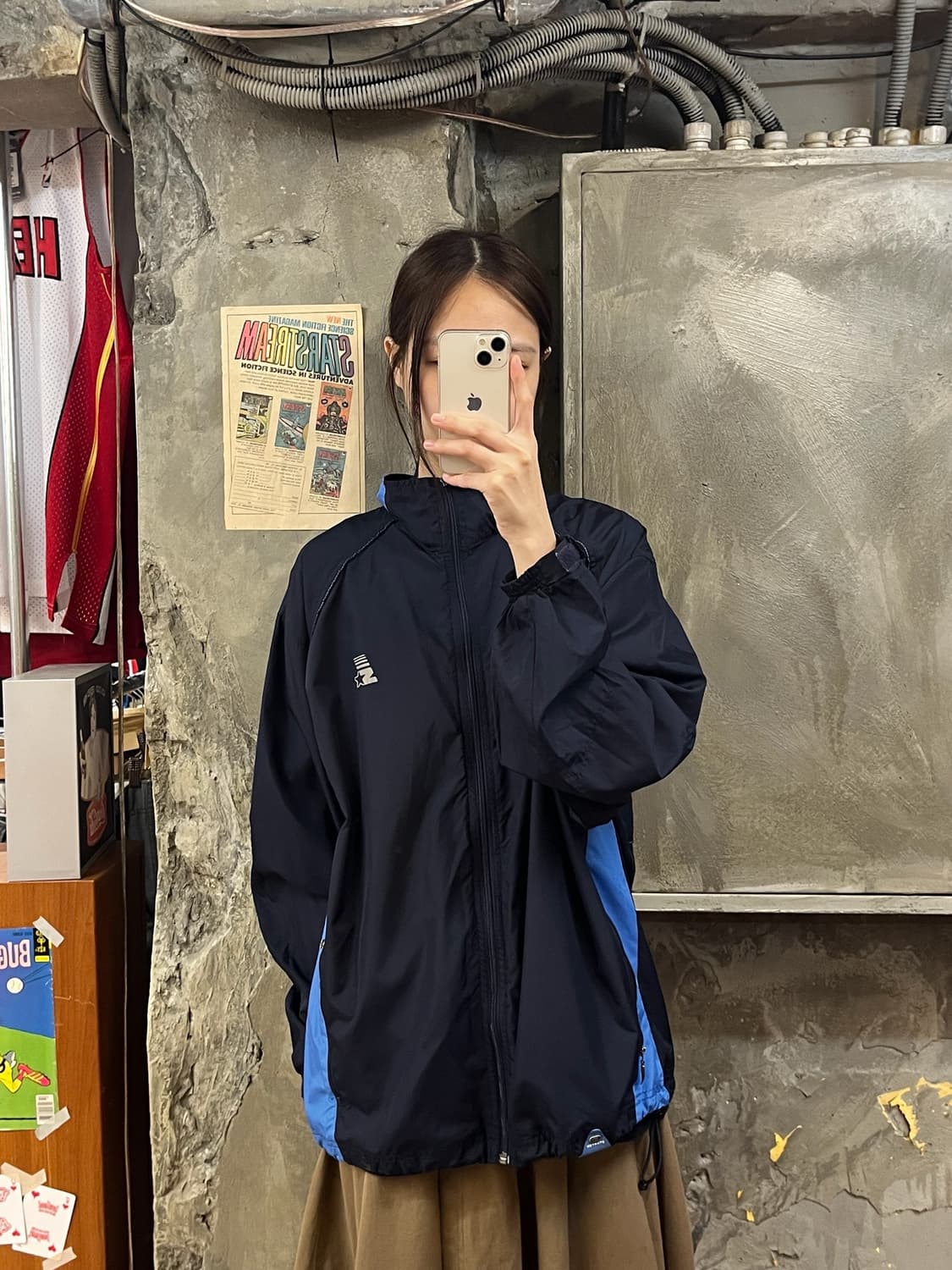 스타터 바람막이 블랙 M #csz537 상품이미지2