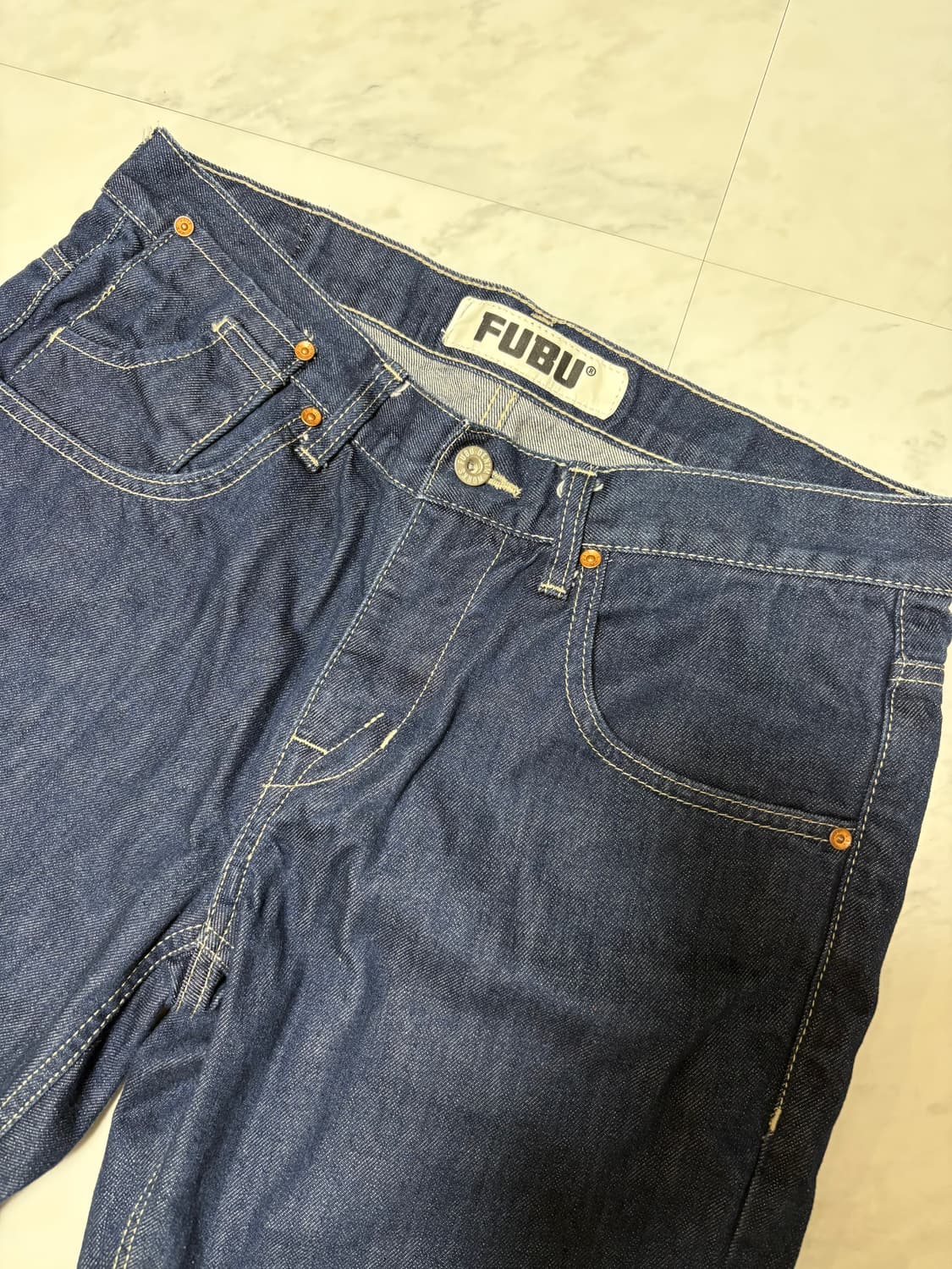 FUBU 스티치7부데님팬츠32 상품이미지3