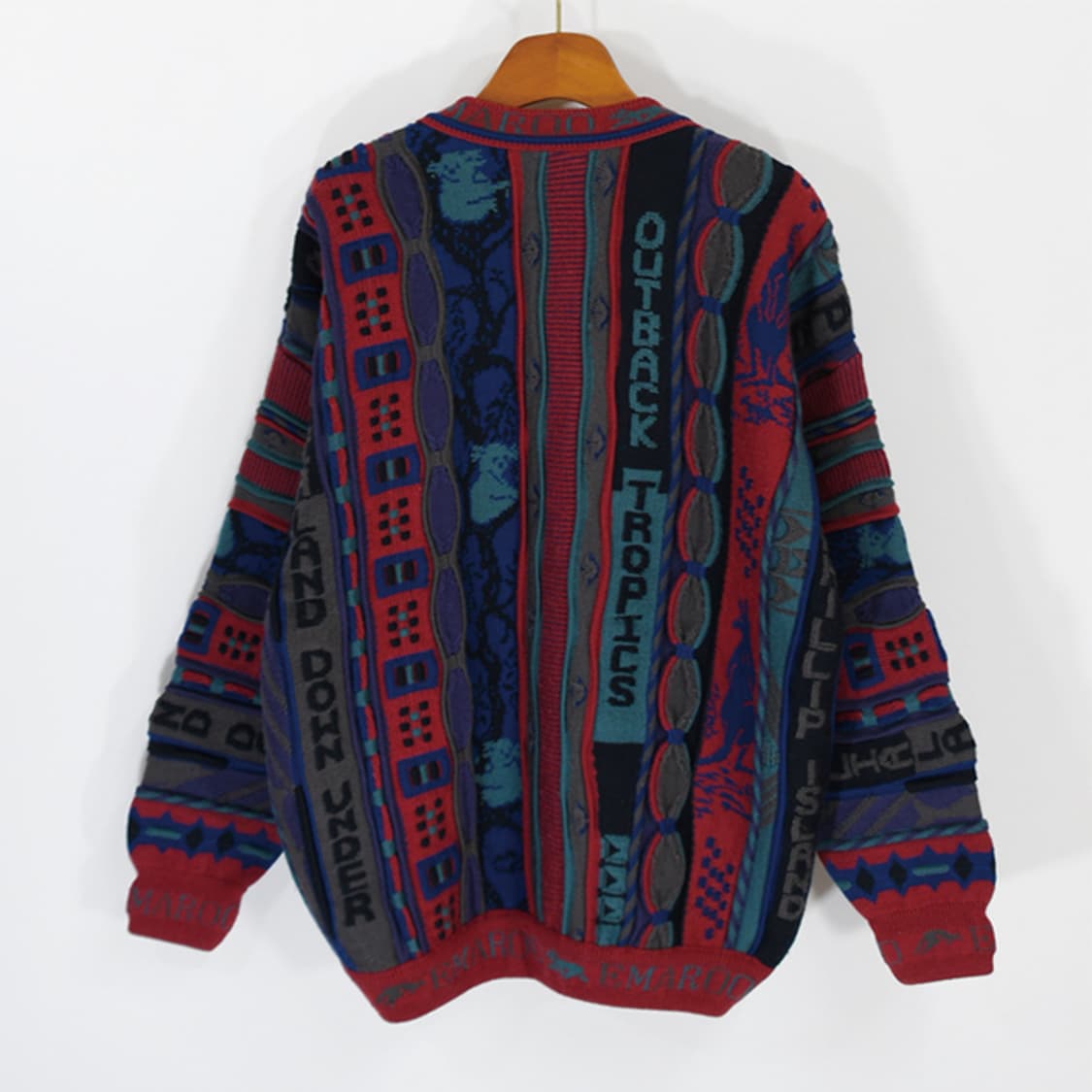 EMAROO by HYSPORT 빈티지울니트가디건 상품이미지2