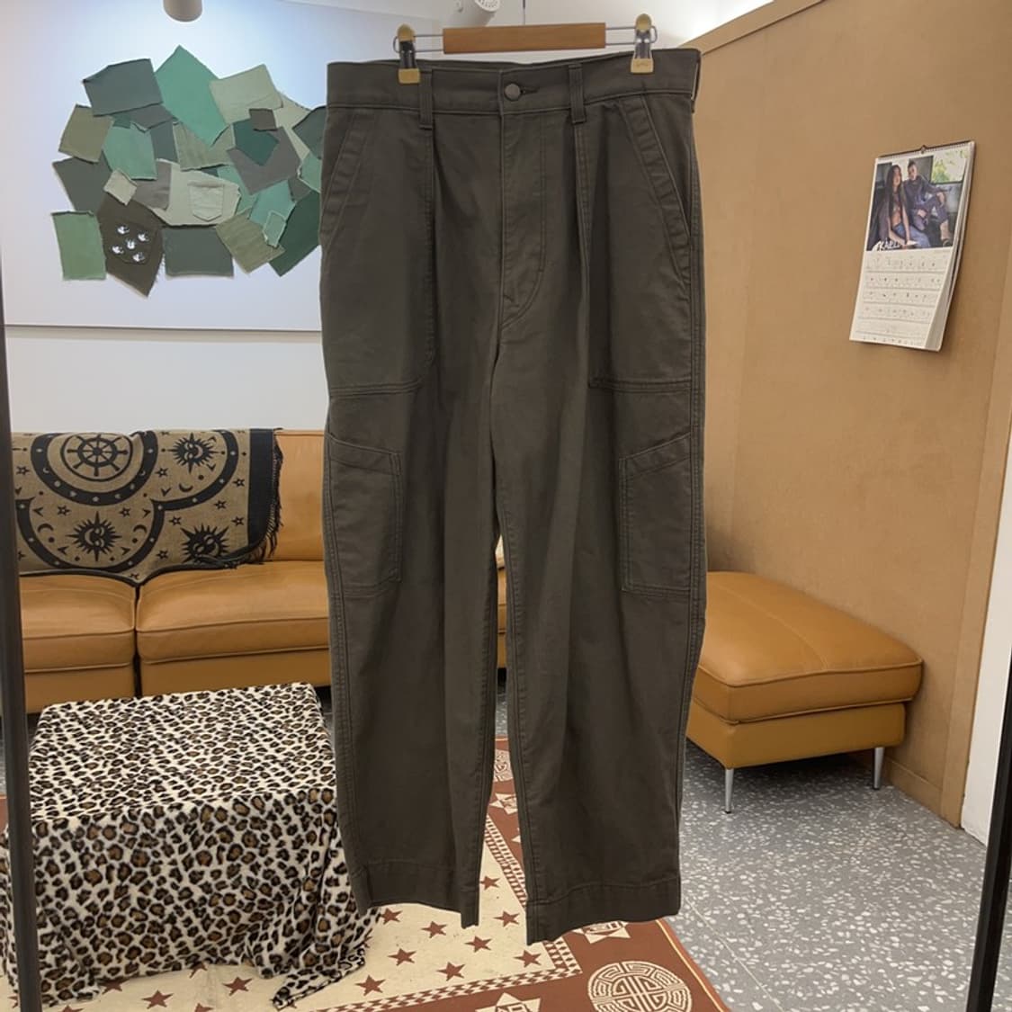 유니클로 모던 캐주얼 빈티지 베이커 바지 73 C09101 상품이미지3