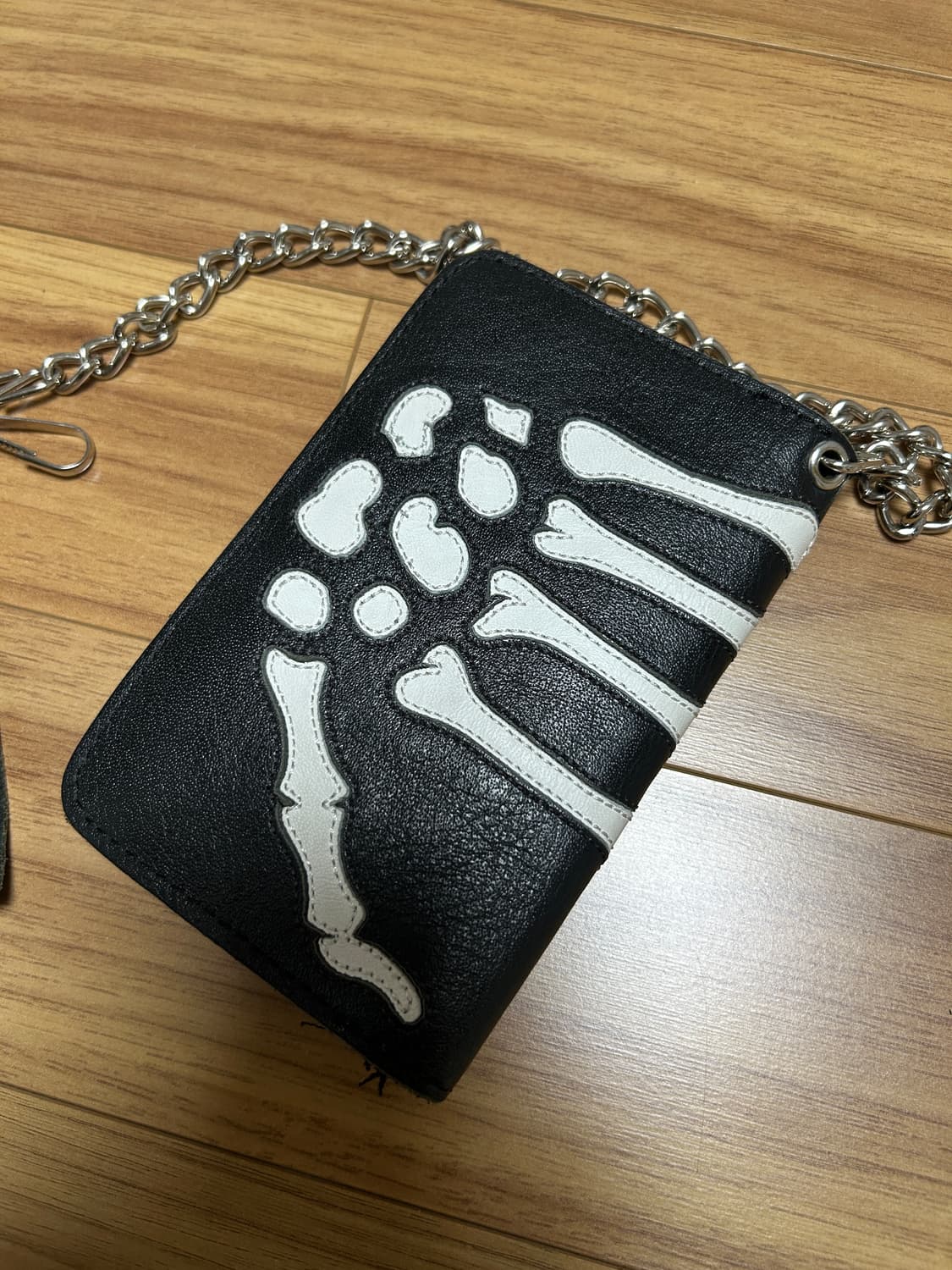 밴슨 레더 본 월렛 블랙 상품이미지3