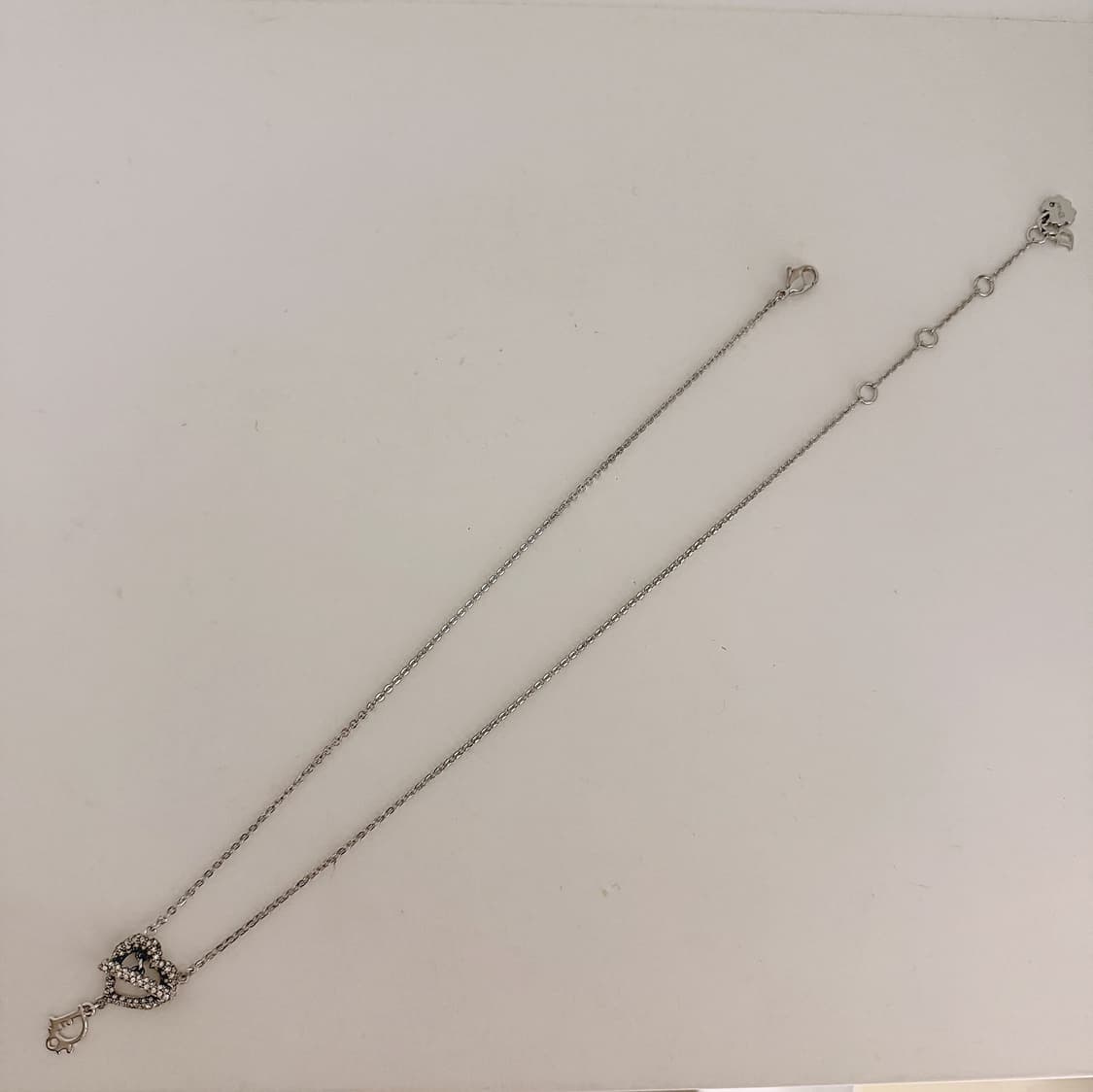 [희귀] 디올 하트 토글 오블리크 목걸이 상품이미지6