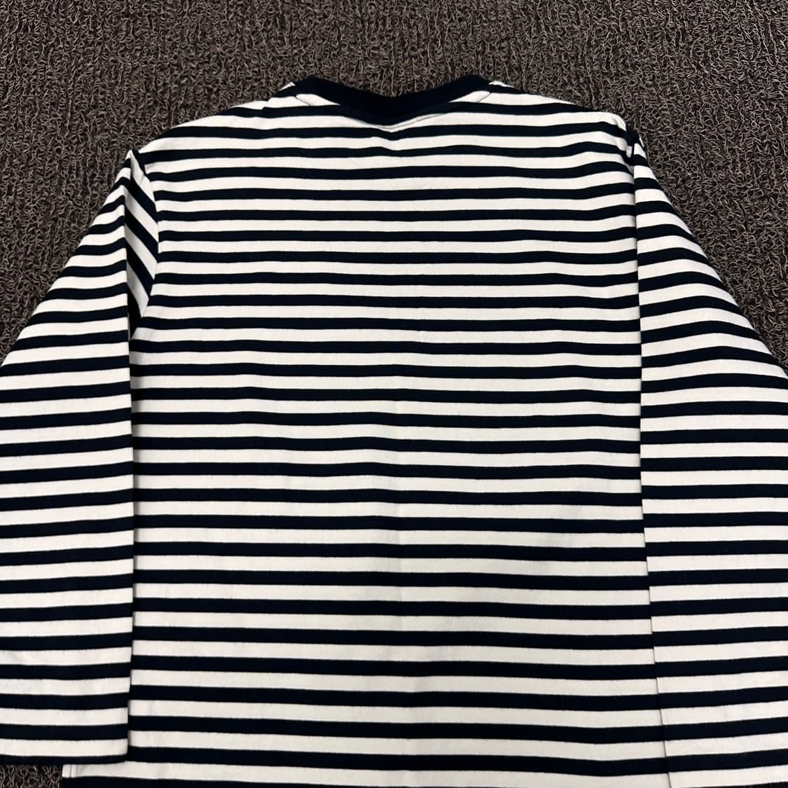 마크곤잘레스 여성 스트라이프 긴팔티셔츠 블랙 XS 상품이미지6