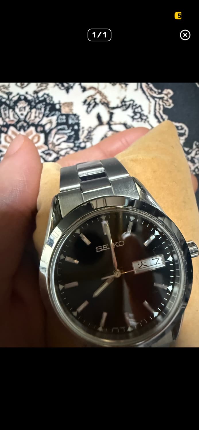 Seiko 쿼츠 데이데이트 시계 상품이미지2