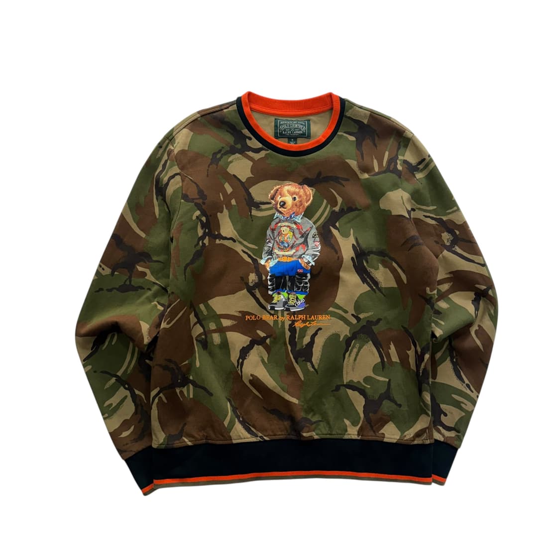 [95~100] 폴로 컨트리 베어 카모 스웻셔츠 맨투맨 상품이미지1