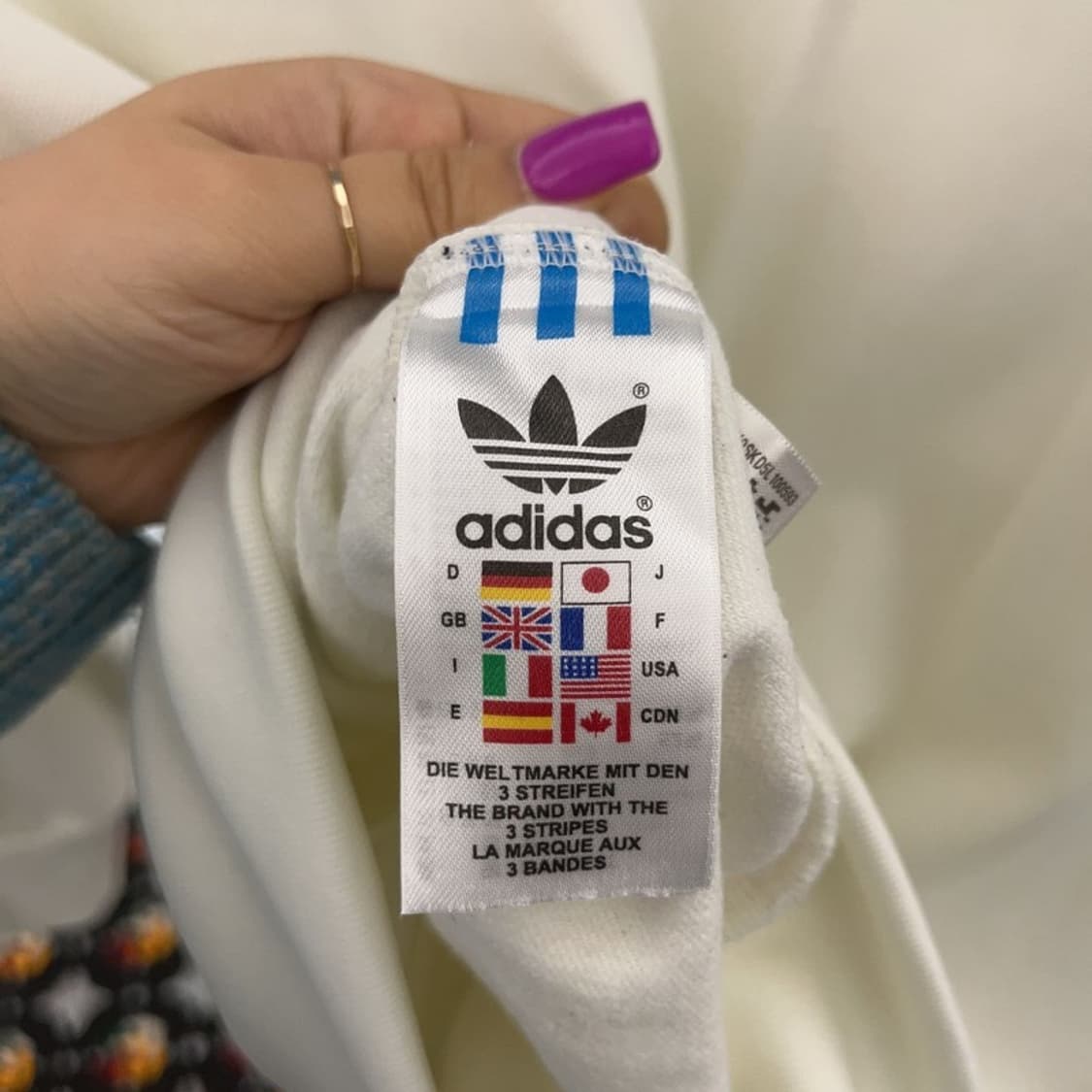 아디다스 베켄바우어 레트로 파스텔 블루 져지 집업 100 C07082 상품이미지6