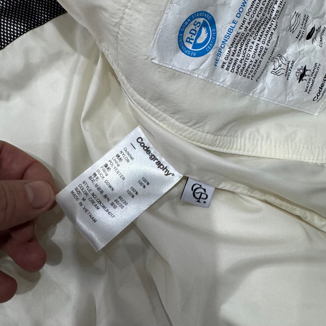 코드그라피 남여공용 경량 패딩 자켓 상품이미지6