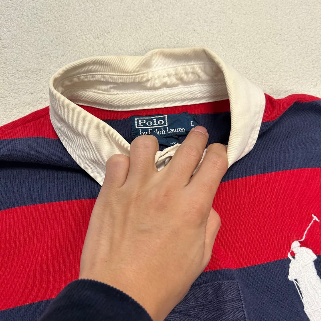 Polo Big Pony Stripe Rugby Tee  상품이미지6