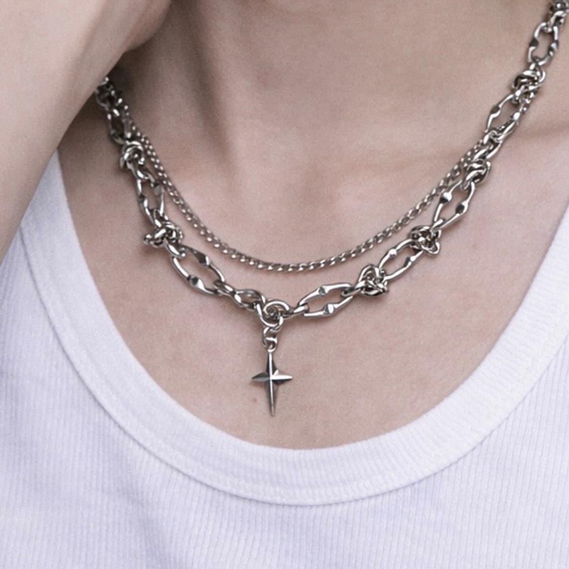 레이어드 목걸이 상품이미지1