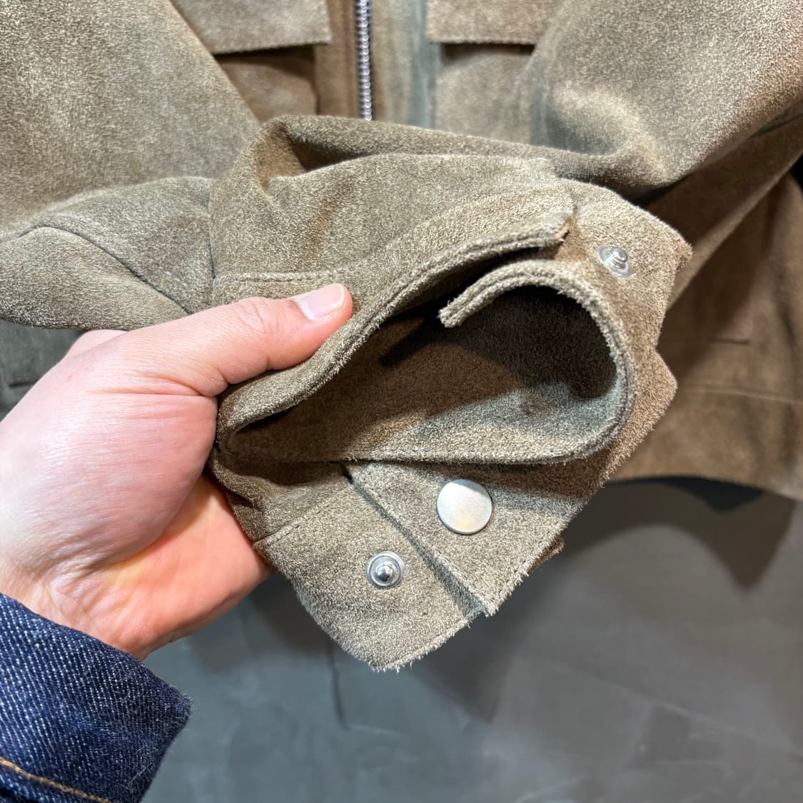 [L] TONY WACK 토니웩 스웨이드 자켓 상품이미지4