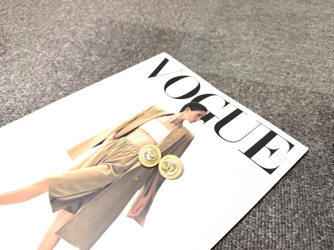 샤넬 진주 포인트 CC 이어링 상품이미지6