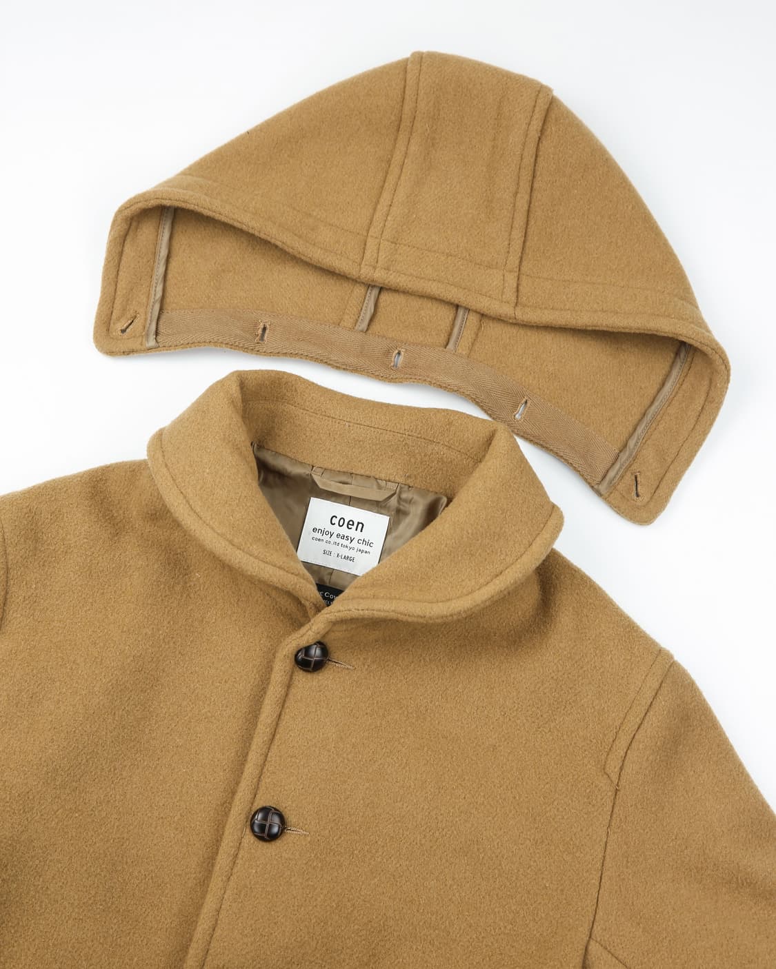 Coen Wool Hood Jacket 상품이미지4