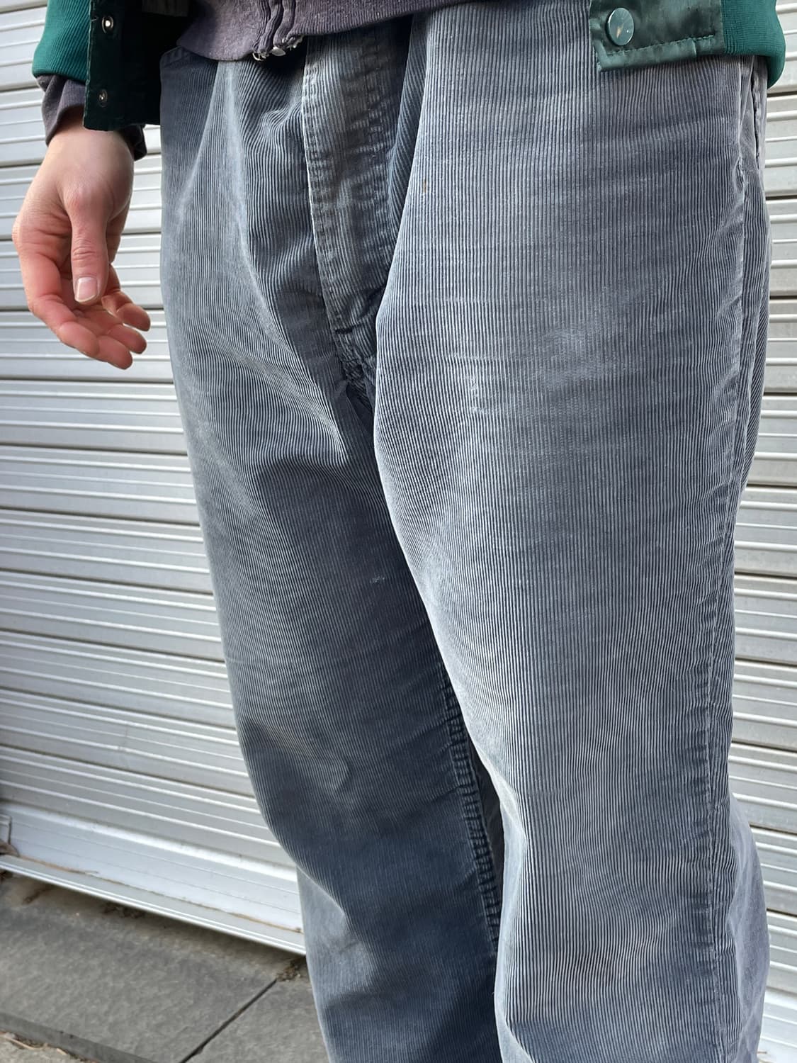 90s Levis 517 Coduroy Faded Dark Grey 상품이미지3