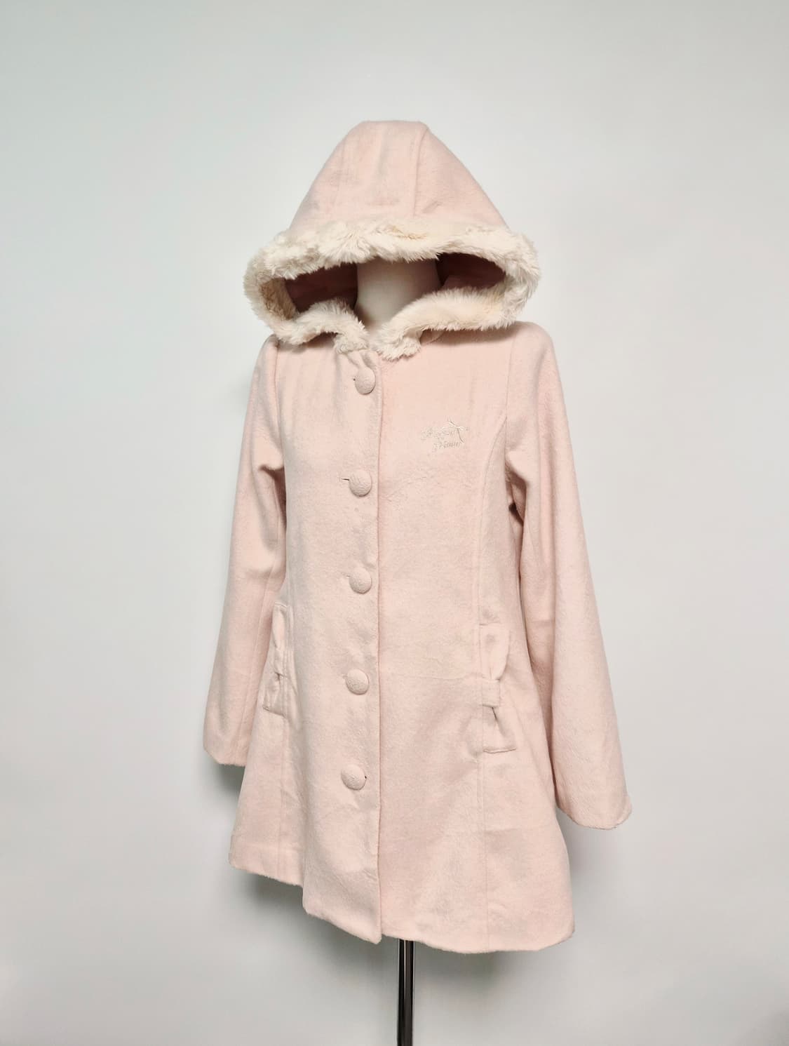 메조피아노 L사이즈 핑크코트 갸루 러블리 상품이미지3