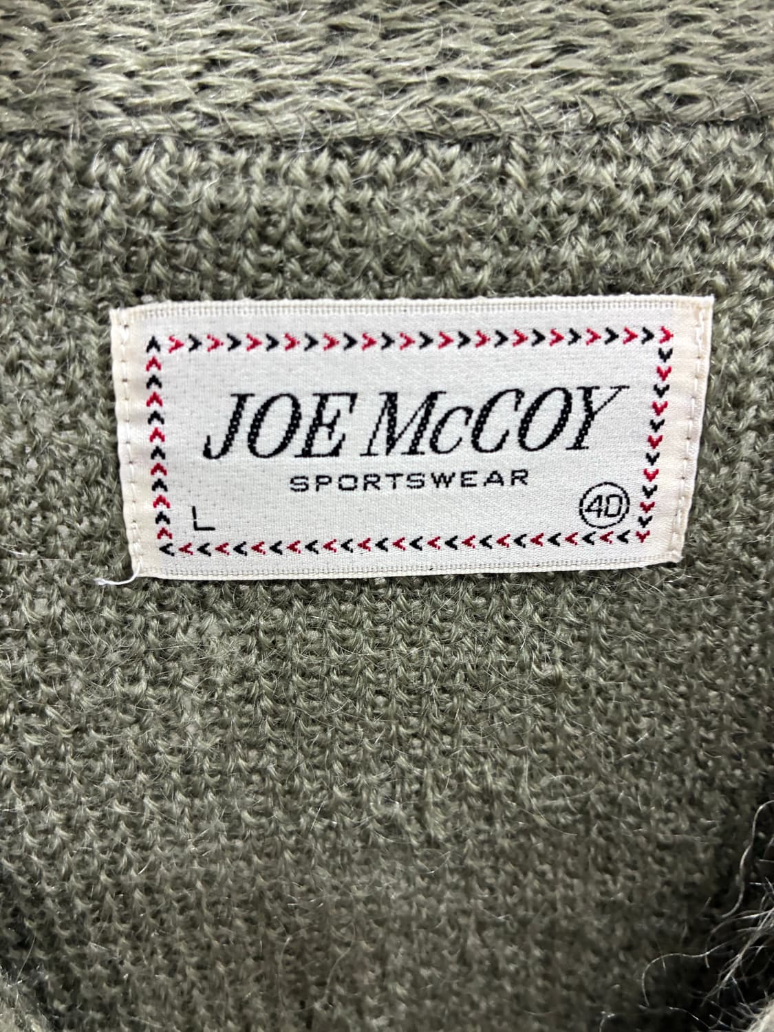 리얼맥코이 모헤어 가디건 L size 커트코베인 상품이미지5