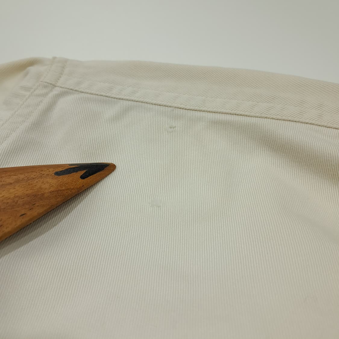 CL581 XL 할리데이비슨 00s 홍콩판 코튼 아이보리 셔츠 상품이미지3