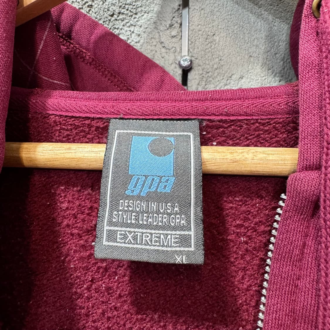 GPA 스케이트 보드 그래피티 스웻 후드 집업 (XL)   상품이미지6