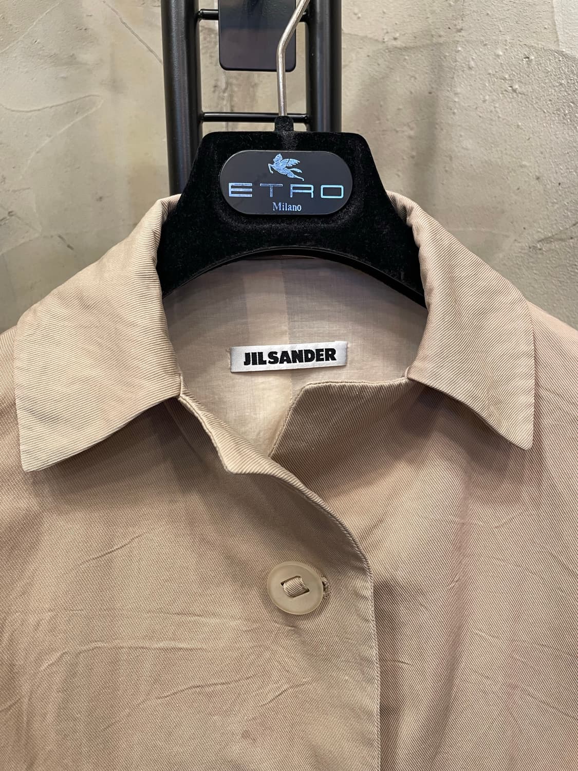 질샌더 간절기 트렌치 코트 34 상품이미지7