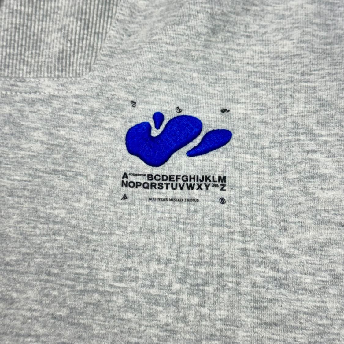 (L-XL) 자라 X 아더에러 자수 후드티 그레이  상품이미지3